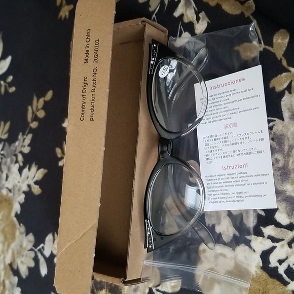 Cat Eye Reading Glasses Retro Presbyopic Glasses Gradient Readers For Women+3.5 - Picture 7 of 17